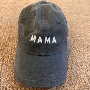 Gray 'MAMA' hat